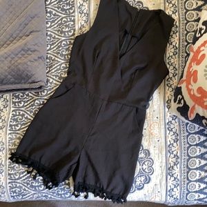 SO CUTE✨ Black Tassel Romper